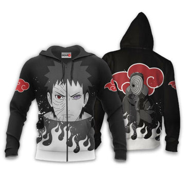 Obito Uchiha Naruto Anime 1k392 Fan Gift Stylist Unisex Cartoon Graphic Outfits Aop 3d Hoodie, Zip Hoodie 2873 Moonbestprint
