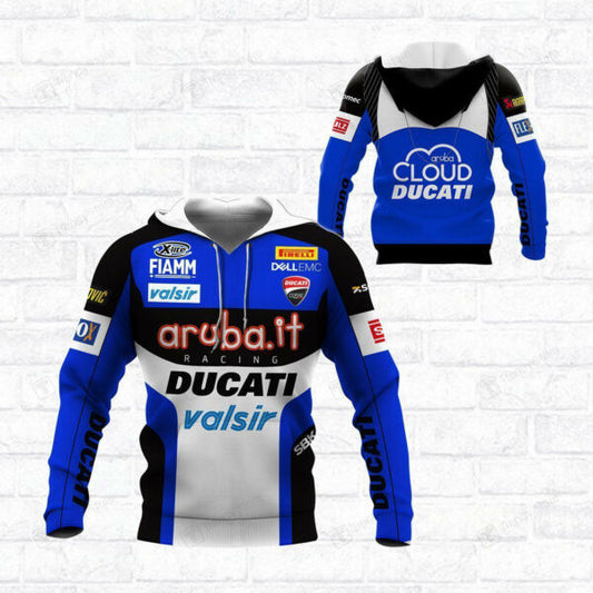 Ducati Racing Shirt Fan Gift 517, Stylist Unisex 3d Hoodie Zip Hoodie 161 Moonbestprint