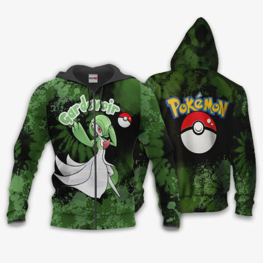 Gardevoir Anime Pokemon Manga Tie Dye Style 1k769 Fan Gift Stylist Unisex Cartoon Graphic Outfits Aop 3d Hoodie, Zip Hoodie 743 Moonbestprint