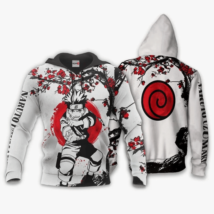 Uzumaki Naruto Anime Manga Naruto For Men And Women 3d Hoodie Zip Hoodie Moonbestprint