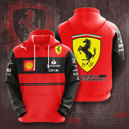 Scuderia Ferarri Racing Team Hoodie 1135 2300 Moonbestprint