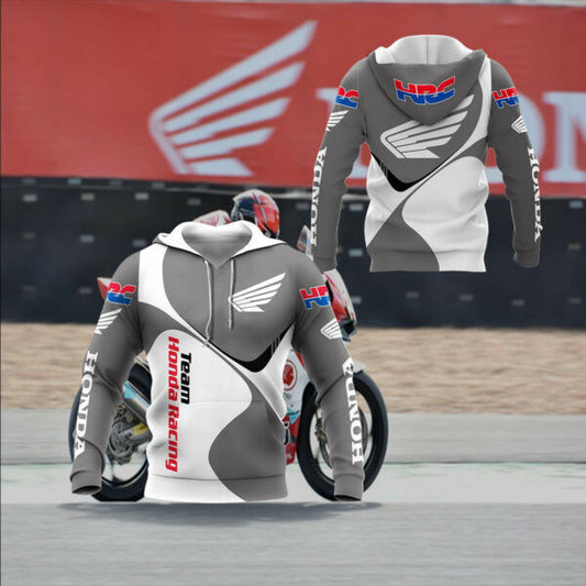 Honda Racing Shirt Fan Gift 652, Stylist Unisex 3d Hoodie Zip Hoodie 596 Moonbestprint