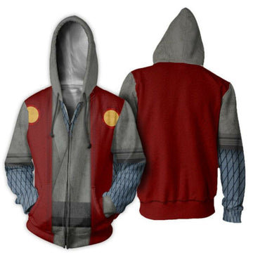 Jiraiya Shirt Costume Uniform Naruto Anime 2k897 Fan Gift Stylist Unisex Cartoon 3d Hoodie Zip Hoodie 1406 Moonbestprint