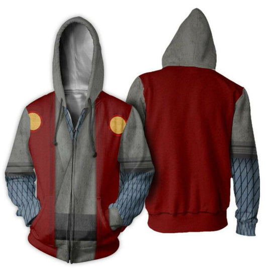 Jiraiya Shirt Costume Uniform Naruto Anime 2k897 Fan Gift Stylist Unisex Cartoon 3d Hoodie Zip Hoodie 1406 Moonbestprint