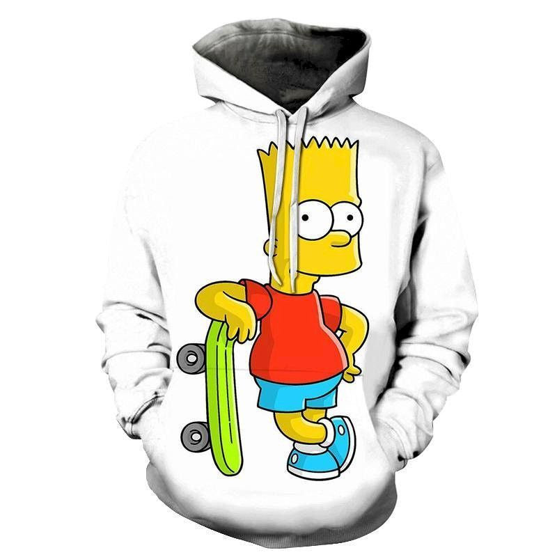 Bart Simpson The Simpson Cartoon 3d Hoodie Moonbestprint