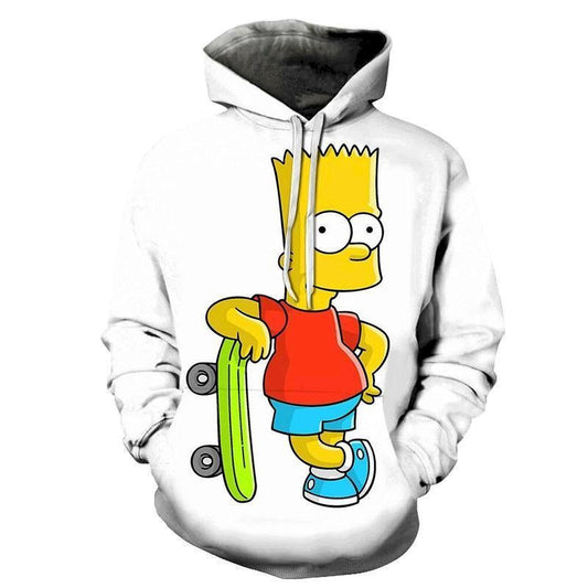 Bart Simpson The Simpson Cartoon 3d Hoodie Moonbestprint
