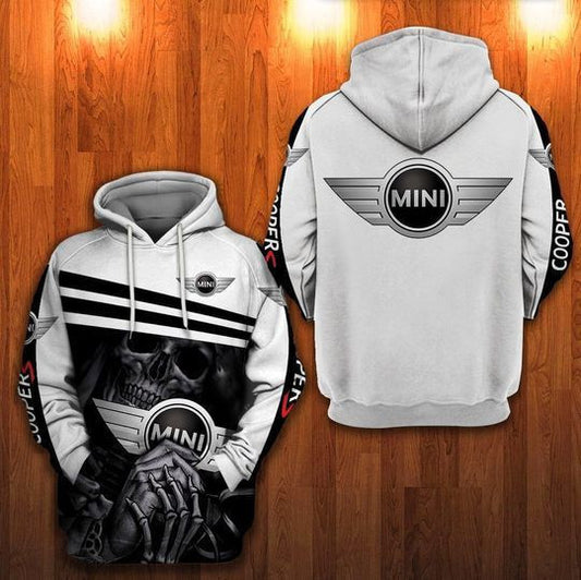 Death Mini Cooper 3d Hoodie Zip Hoodie Moonbestprint