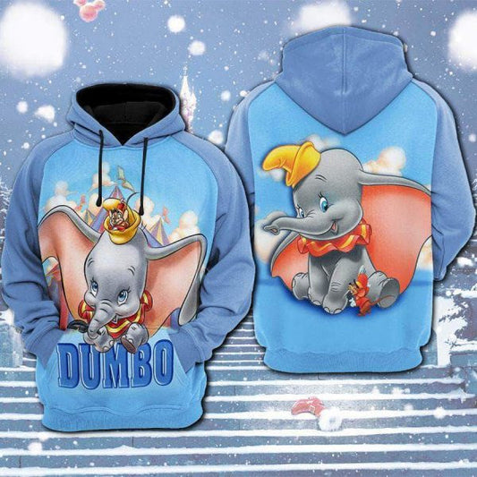 Dumbo Disney Cartoon 2k755 Lover Gift,dumbo Disney All Over Print 3d Hoodie 1644 Moonbestprint
