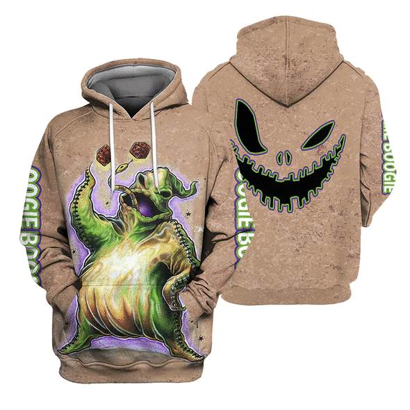 Oogie Boogie Jack Skellington The Nightmare Before Christmas 89 Fan Gift Stylist Unisex Cartoon Graphic Outfits Aop Hoodie, Zip Hoodie 2177 Moonbestprint