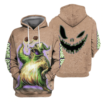 Oogie Boogie Jack Skellington The Nightmare Before Christmas 89 Fan Gift Stylist Unisex Cartoon Graphic Outfits Aop Hoodie, Zip Hoodie 2177 Moonbestprint