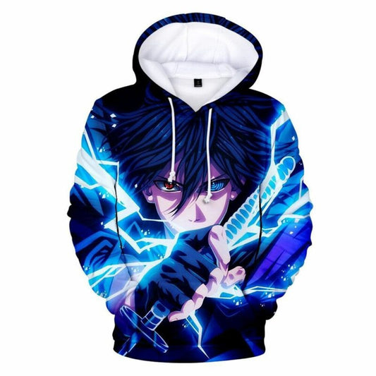 Sasuke Naruto Cartoon Anime Manga Over Print 3d Hoodie Zip Hoodie Moonbestprint