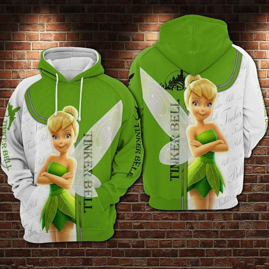 For Tinker Bell Lovers Lovely Expression 3d Hoodie Moonbestprint