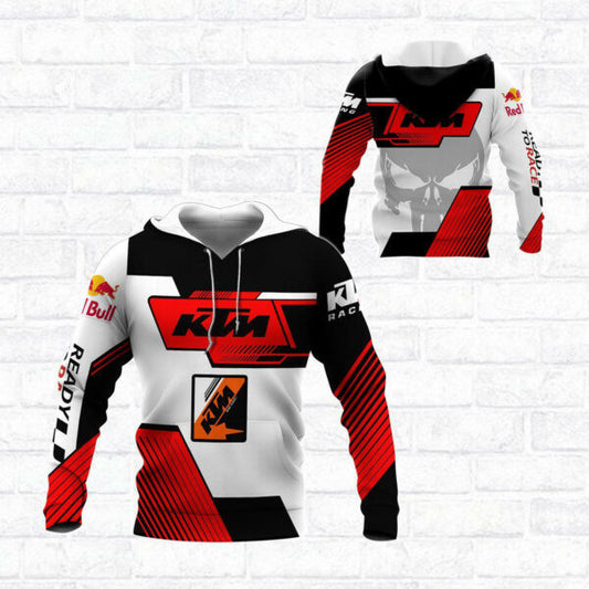 Ktm Racing Shirt Fan Gift 804, Stylist Unisex 3d Hoodie Zip Hoodie 966 Moonbestprint