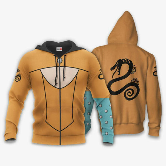 Seven Deadly Sins Diane Uniform Costume Anime 3k356 Fan Gift Stylist Unisex Cartoon 3d Hoodie Zip Hoodie 1785 Moonbestprint