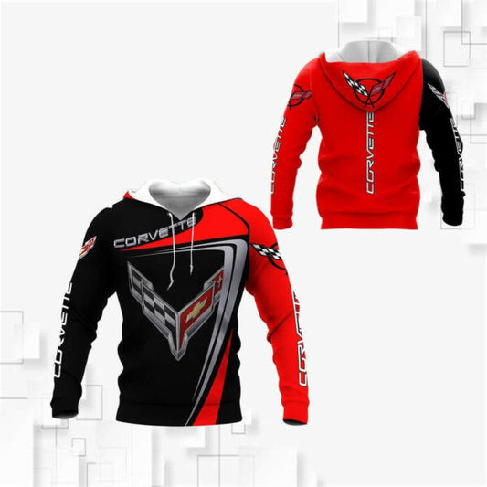 Chevrolet Corvette Shirt Fan Gift 773, Stylist Unisex 3d Hoodie Zip Hoodie 1562 Moonbestprint