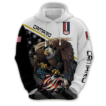 Chevrolet Camaro Eagle Us Flag 7k397 Fan Gift Stylist Unisex Cartoon 3d Hoodie Zip Hoodie 1150 Moonbestprint