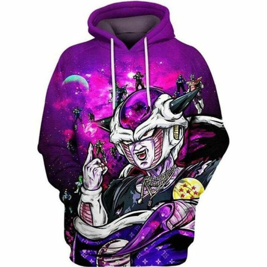 Frieza Dragon Ball Z Wear Givenchy Louis Vuitton Purple Pullover 3d Hoodie Moonbestprint