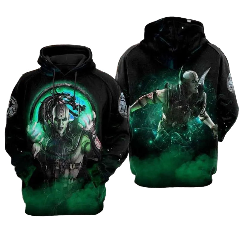 Quan Chi Mortal Kombat Art Gift For Fan Custom 3d Hoodie All Over Printed Hoodie Moonbestprint