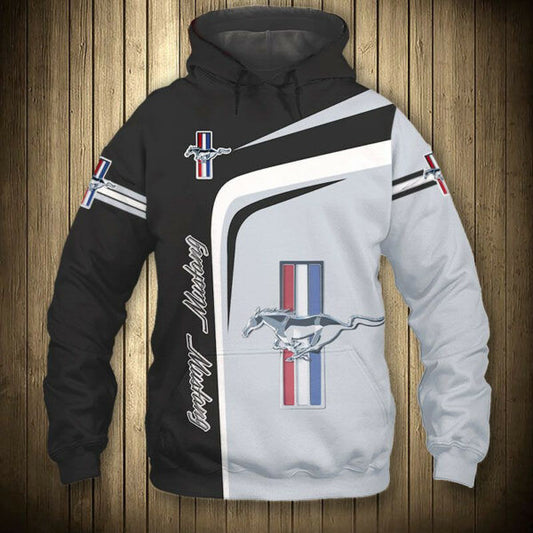 Ford Mustang Sport Car 7k393 Fan Gift Stylist Unisex Cartoon 3d Hoodie Zip Hoodie 1055 Moonbestprint