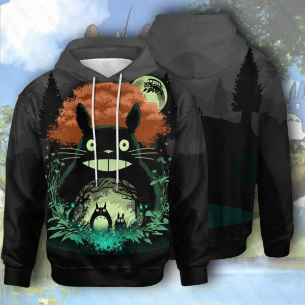 Totoro Hoodie, Totoro Gift Adult, Totoro Gift For Fan Ver7, Aop Hoodie 2460 Moonbestprint