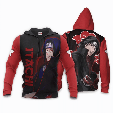 Uchiha Itachi Akatsuki Anime Manga For Men And Women 3d Hoodie Zip Hoodie Moonbestprint