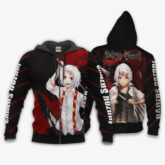 Tokyo Ghoul Juuzou Suzuya Anime 3k304 Fan Gift Stylist Unisex Cartoon 3d Hoodie Zip Hoodie 2906 Moonbestprint