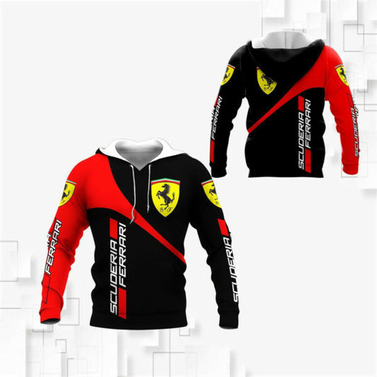 Scuderia Ferrari Luxyry Racing Car F1 8k149 Fan Gift 3d Zip Hoodie Hoodie Ii0 2652 Moonbestprint