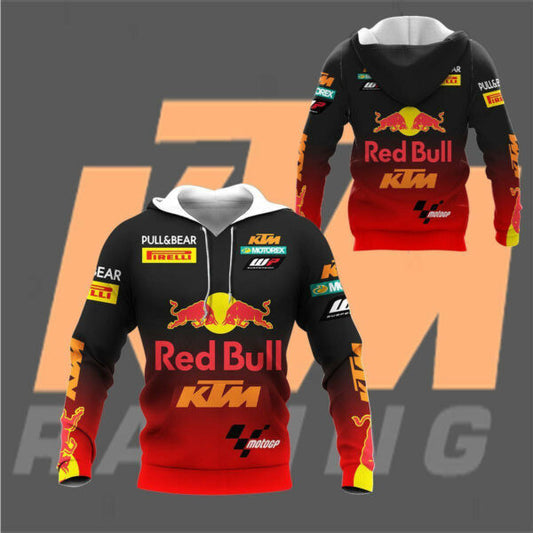 Ktm Racing Shirt Fan Gift 803, Stylist Unisex 3d Hoodie Zip Hoodie 198 Moonbestprint