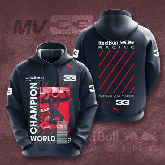Max Verstappen Red Bull Mv33 Champion 2021 All Over Print Shirt Hoodie 21 Moonbestprint