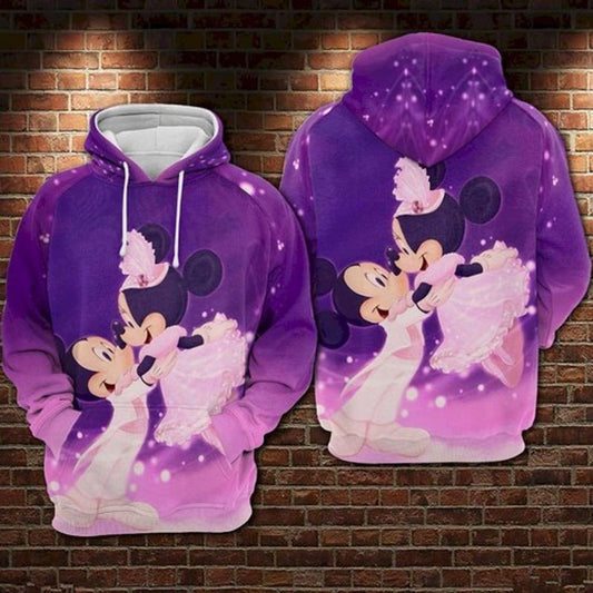 Mickey And Minnie Wedding 3d Hoodie Moonbestprint
