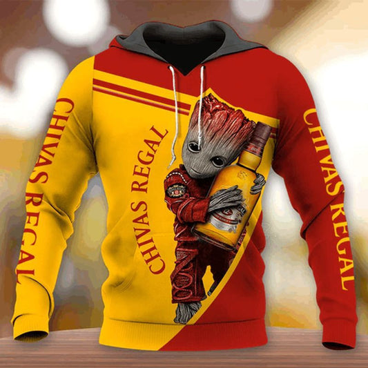 Groot Star Wars Chivas Regal Men And Women 3d Hoodie Moonbestprint