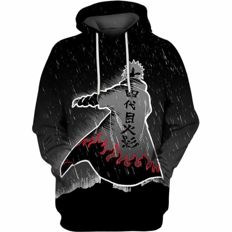 Namikaze Minato Naruto Over Print 3d Hoodie Zip Hoodie Moonbestprint
