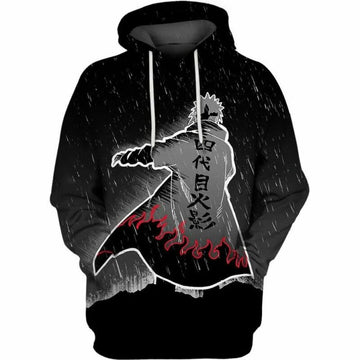 Namikaze Minato Naruto Over Print 3d Hoodie Zip Hoodie Moonbestprint