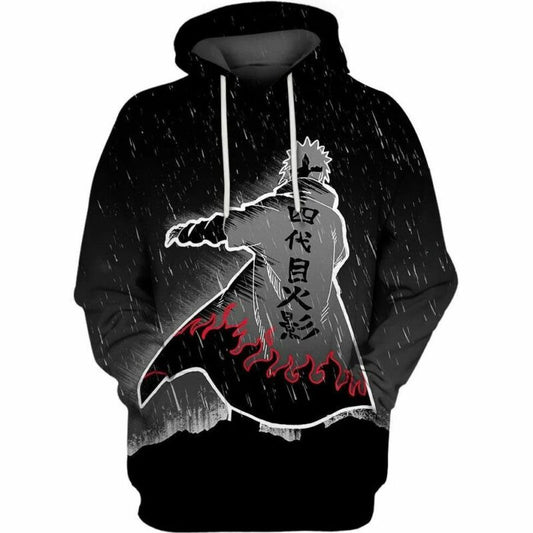 Namikaze Minato Naruto Over Print 3d Hoodie Zip Hoodie Moonbestprint