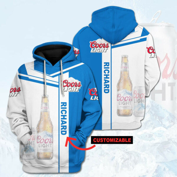 Coors Light Beer Personalized Hoodie 355 Moonbestprint