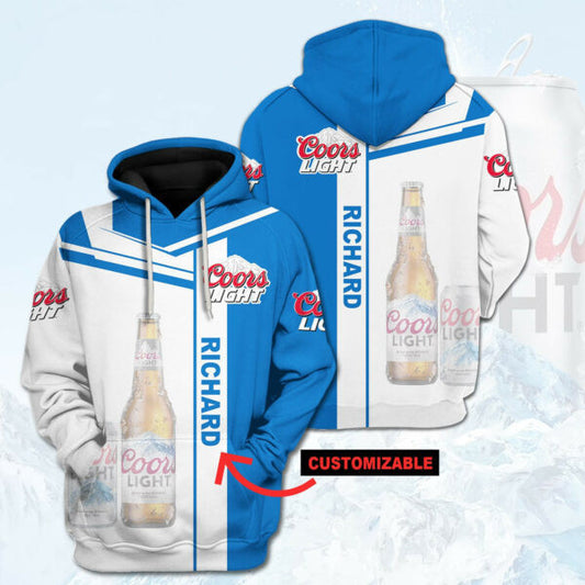 Coors Light Beer Personalized Hoodie 355 Moonbestprint