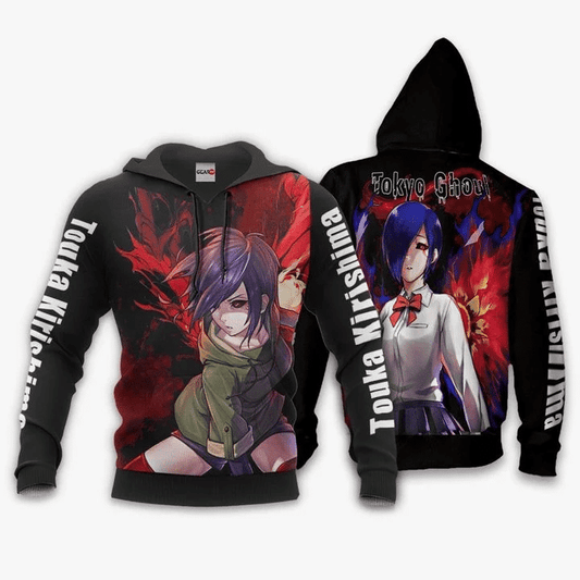 Tokyo Ghoul Touka Kirishima Anime Manga For Men And Women 3d Hoodie Zip Hoodie Moonbestprint