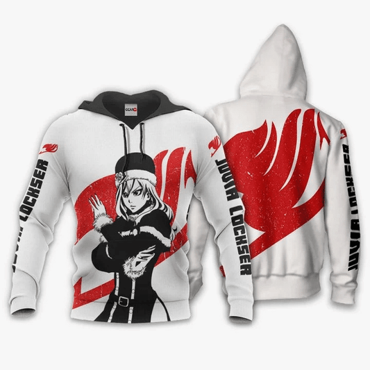 Juvia Lockser Anime Manga Fairy Tail Silhouette For Men And Women 3d Hoodie Zip Hoodie Moonbestprint
