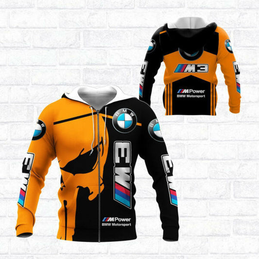 Skull Bmw Sports Car 8k377 Fan Gift 3d Zip Hoodie Hoodie Ii0 2257 Moonbestprint