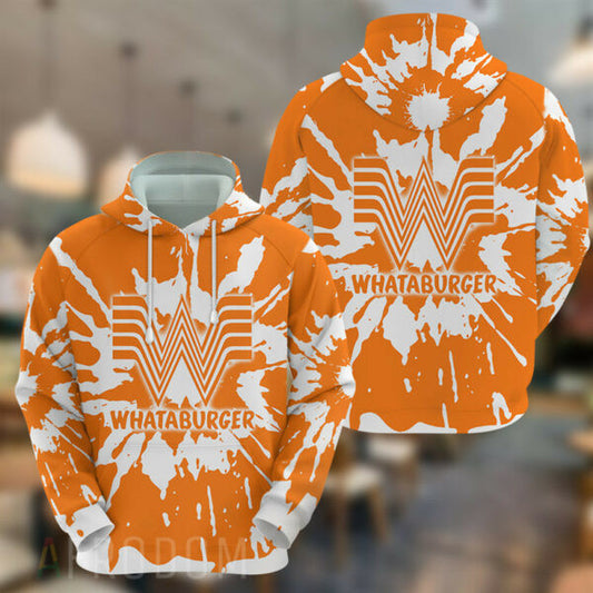 Whataburger Hoodie And Zip Hoodie, Gift For Fan 3d All Over Print Shirt Hoodie 1968 Moonbestprint