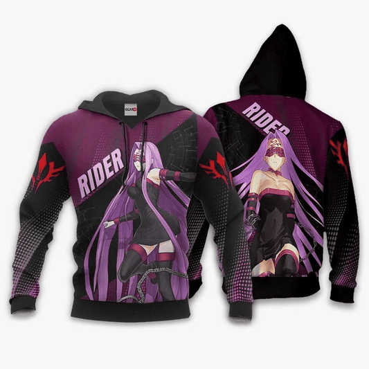 Fate Stay Night Rider Anime Manga For Men And Women 3d Hoodie Zip Hoodie Moonbestprint