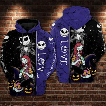 Jack Skellington Lover 3d Hoodie Zip Hoodie 255 Moonbestprint