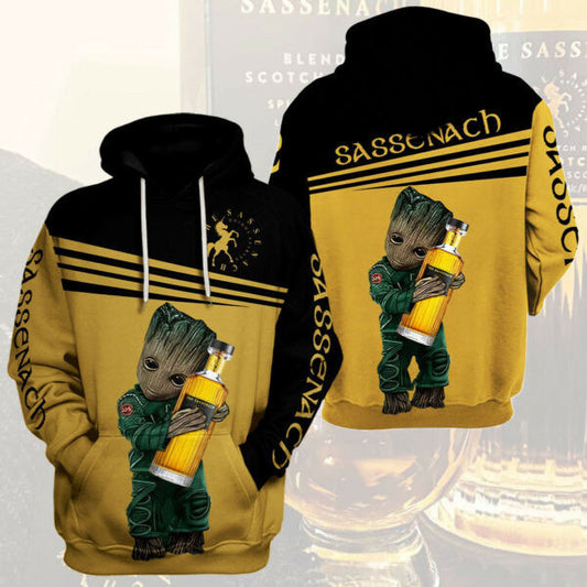 Sassenach Whiskey Baby Groot Trending Hoodie 516 2506 Moonbestprint