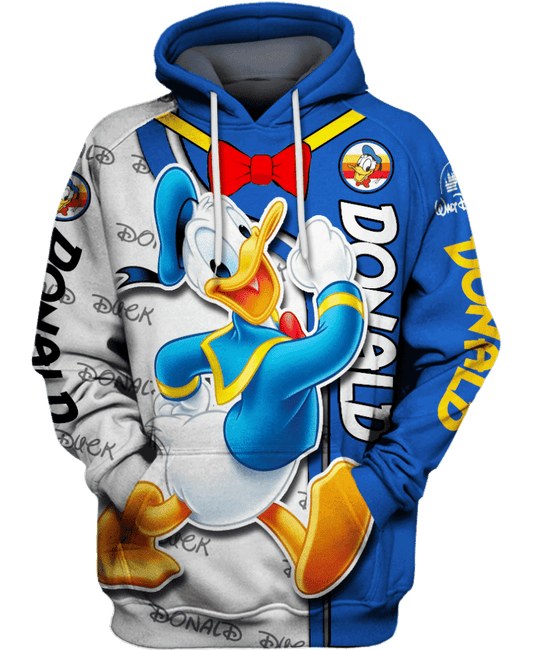 Donald Fauntleroy Duck 3d Hoodie Zipper Hoodie Moonbestprint