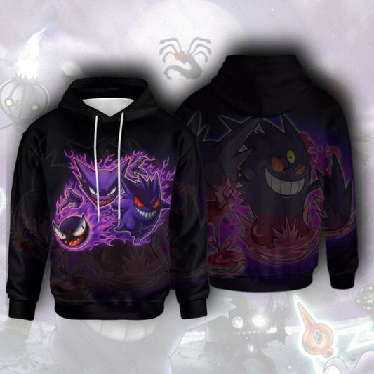 Pokemon Hoodie, Pokemon Gift For Fan, Pokemon Gift Ver11, Aop Hoodie 2203 Moonbestprint