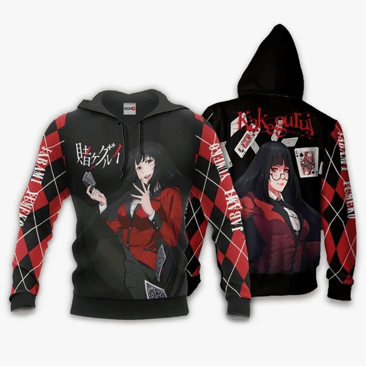 Jabami Yumeko Kakegurui Anime Manga For Men And Women 3d Hoodie Zip Hoodie Moonbestprint