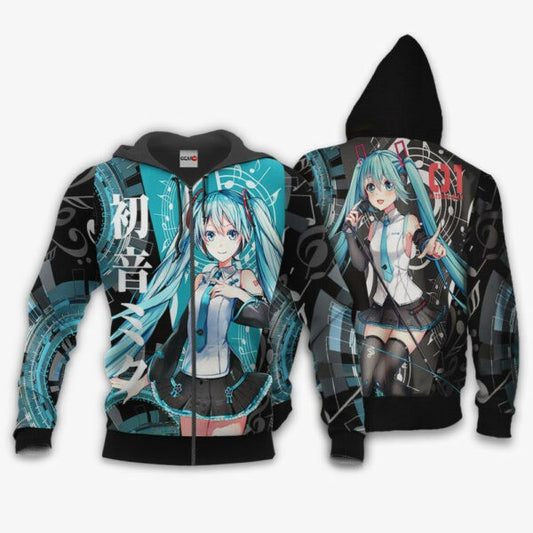 Hatsune Miku V4x Vocaloid Anime 3k479 Fan Gift Stylist Unisex Cartoon 3d Hoodie Zip Hoodie 219 Moonbestprint