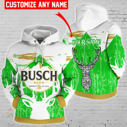 Personalized Busch Beer Hoodie 5, Gift For Fan 3d All Over Print Shirt Hoodie 1775 Moonbestprint