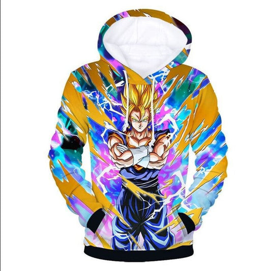Anime Dragon Ball Super Saiyan God 3d Hoodie Zip Hoodie Moonbestprint