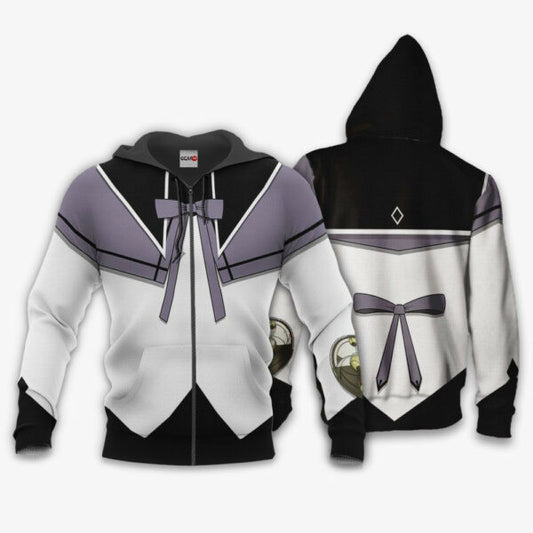 Puella Magi Madoka Magica Uniform Akemi Homura Anime 3k256 Fan Gift Stylist Unisex Cartoon 3d Hoodie Zip Hoodie 2325 Moonbestprint
